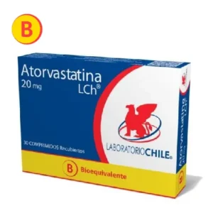 ATORVASTATINA 20 MG X 30 COMP (LAB CHILE)