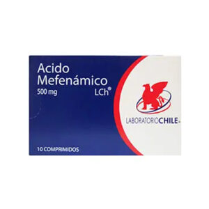 AC. MEFENAMICO 500MG X 10 COMP (LAB CHILE)