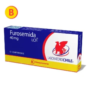 FUROSEMIDA 40MG X 12COMP (LAB CHILE)