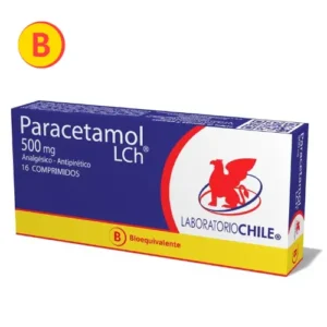 PARACETAMOL 500MG X 16COMP (LAB CHILE)