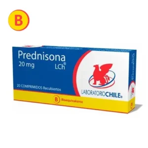 PREDNISONA 20MG X 20COMP (LAB CHILE)